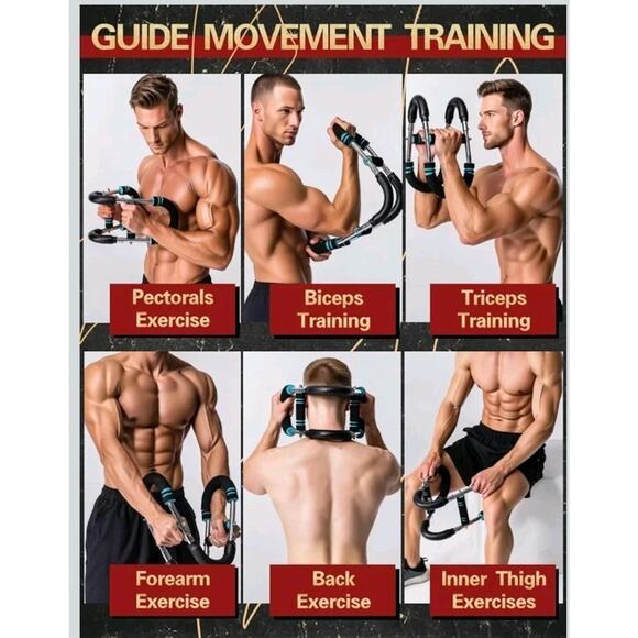 Twister Arm Trainer – 20–70lb Adjustable Resistance Chest Workout Equipment s32 - Picture 3 of 8